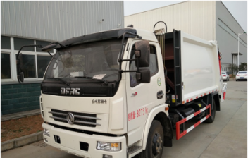 东风多利卡8方压缩垃圾车